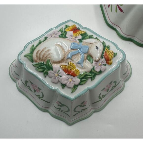 Set of 5 Ceramic Molds Jello The Franklin Mint 1986 Le Cordon Bleu Wall Hangings - Picture 3 of 7